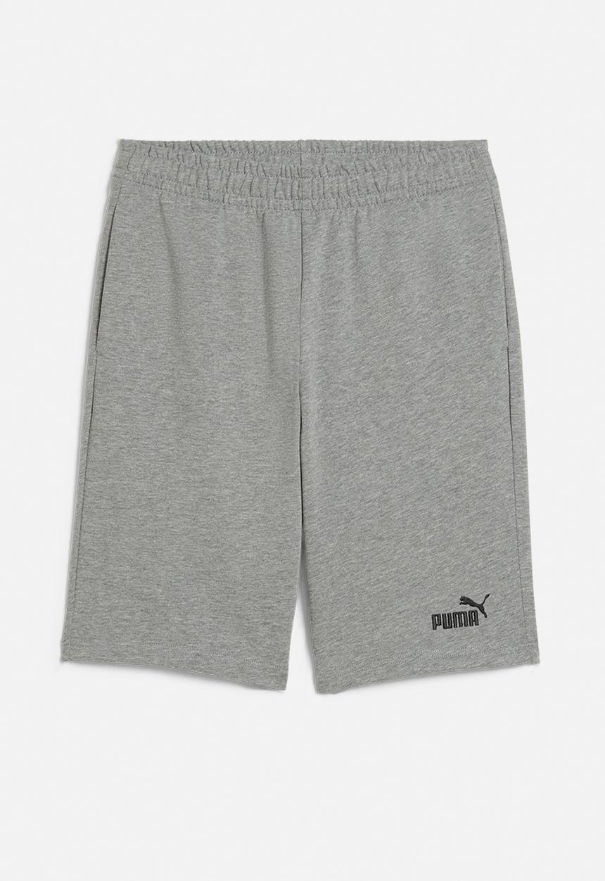 PUMA - Ess No. 1 Logo Jersey Shorts B-Medium Gray Heather
