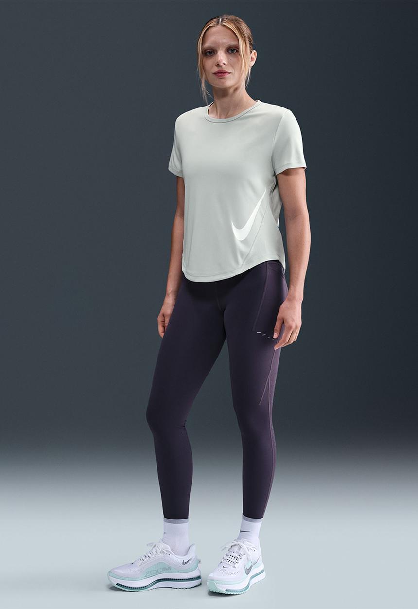 Nike - Dri-Fit Short-Sleeve Running Top - Light Grey