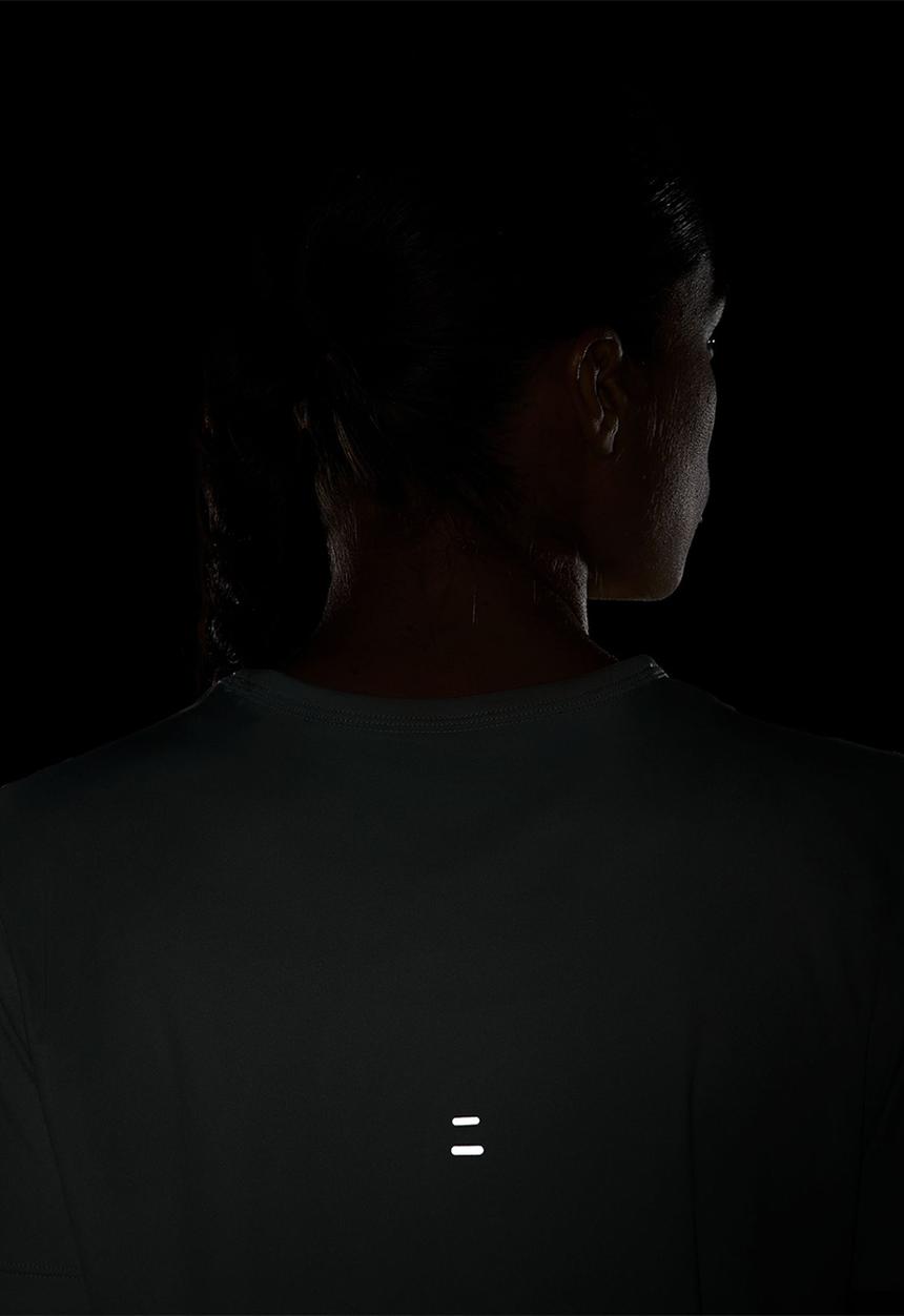 Nike - Dri-Fit Short-Sleeve Running Top - Light Grey