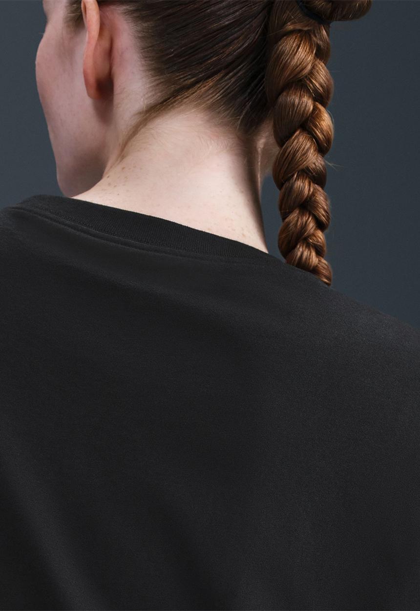 Nike - Crop Short-Sleeve T-Shirt - Black