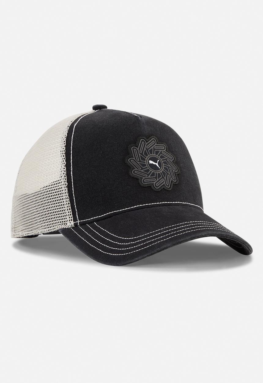 PUMA - Vintage Washed Trucker Cap - Puma Black