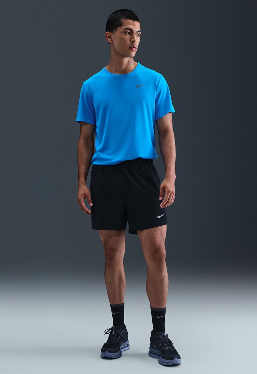 Nike - M Nk Df Uv Miler Ss - Blue Hero/Reflective Silv