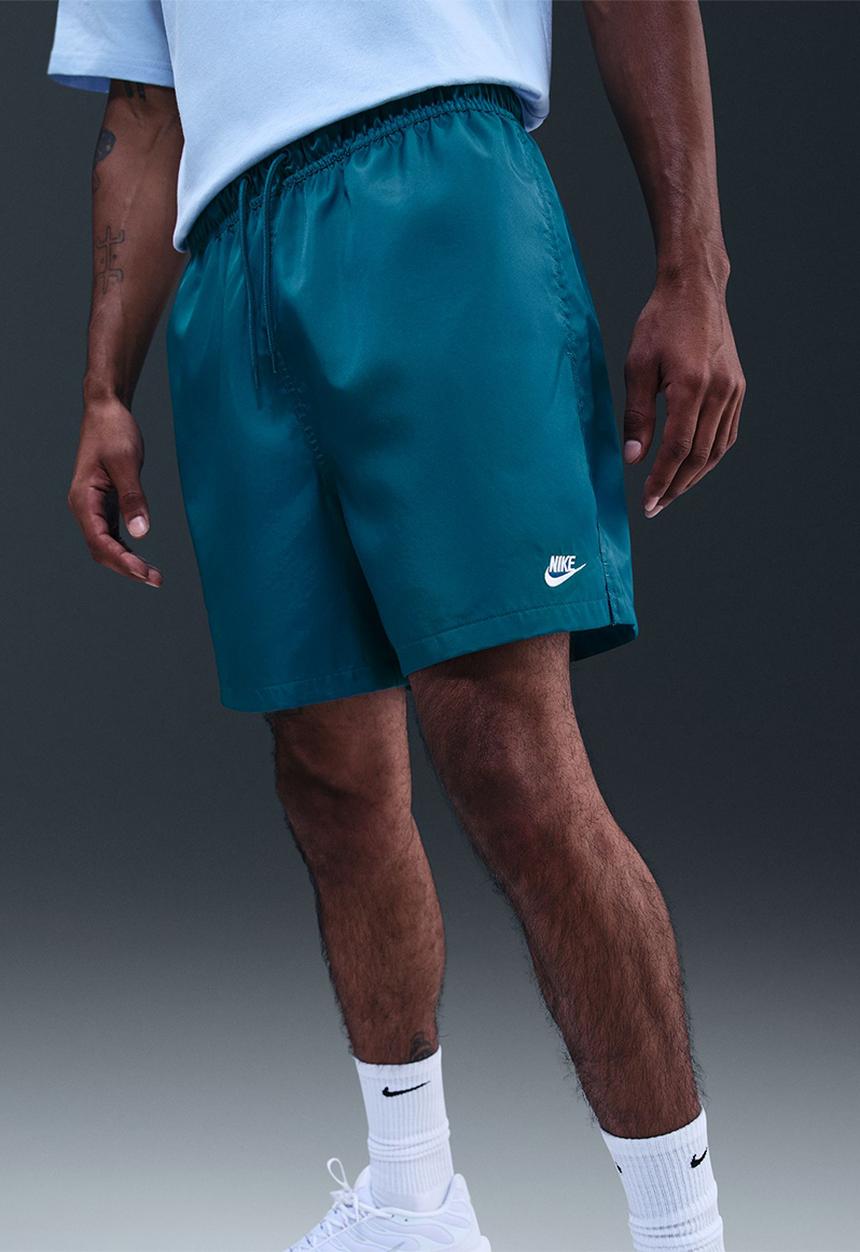 Club Flow Short - Green AbySS/White