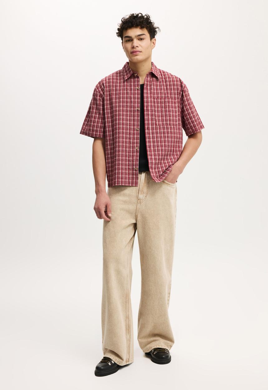 Cotton On - Super Baggy Jean - Washed Cinnamon
