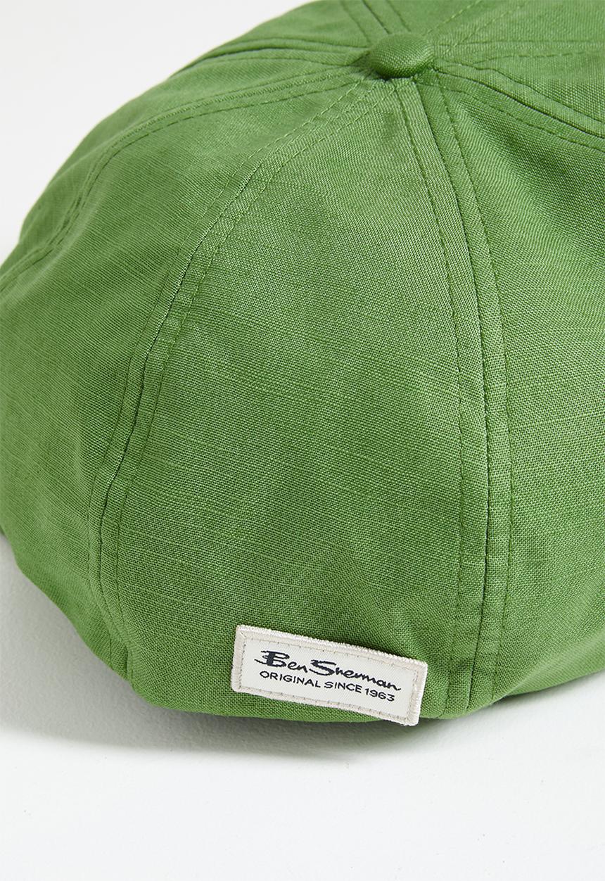 Ben Sherman - Ivy Linen Hat - Jade Green