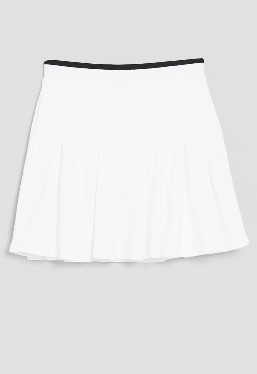POLO - Girls charlotte tennis skort - white