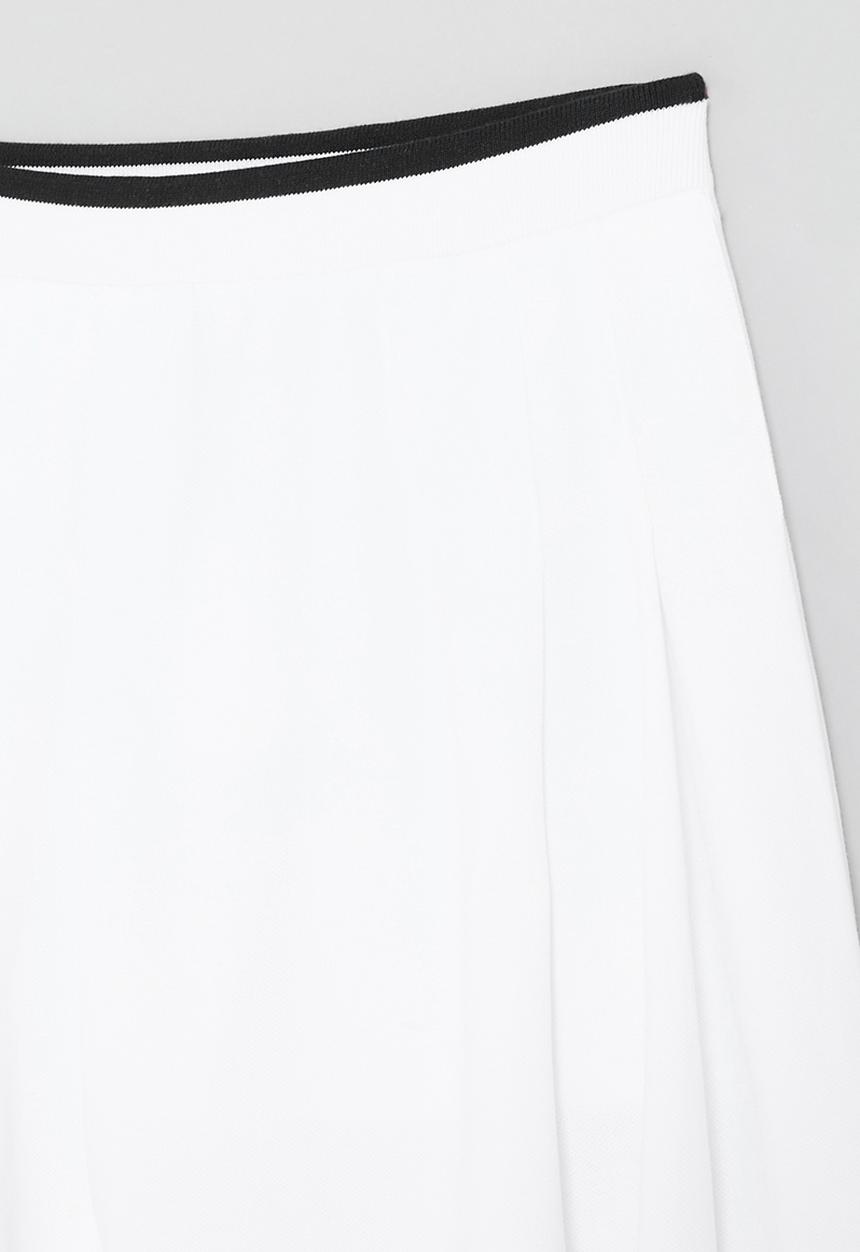 POLO - Girls charlotte tennis skort - white
