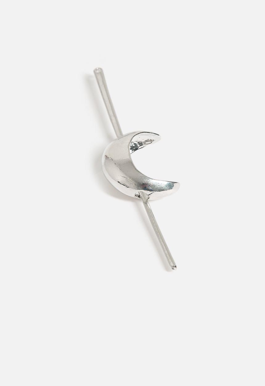 Tessa Design - Cali metal fork hair cuff - silver