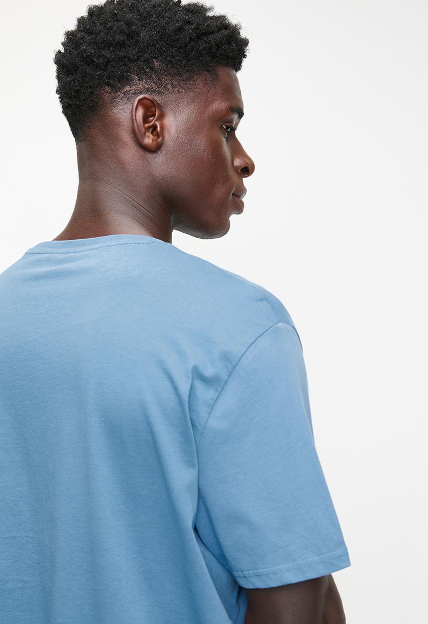POLO - Jc5  Logo Printed Ss Tee - Blue