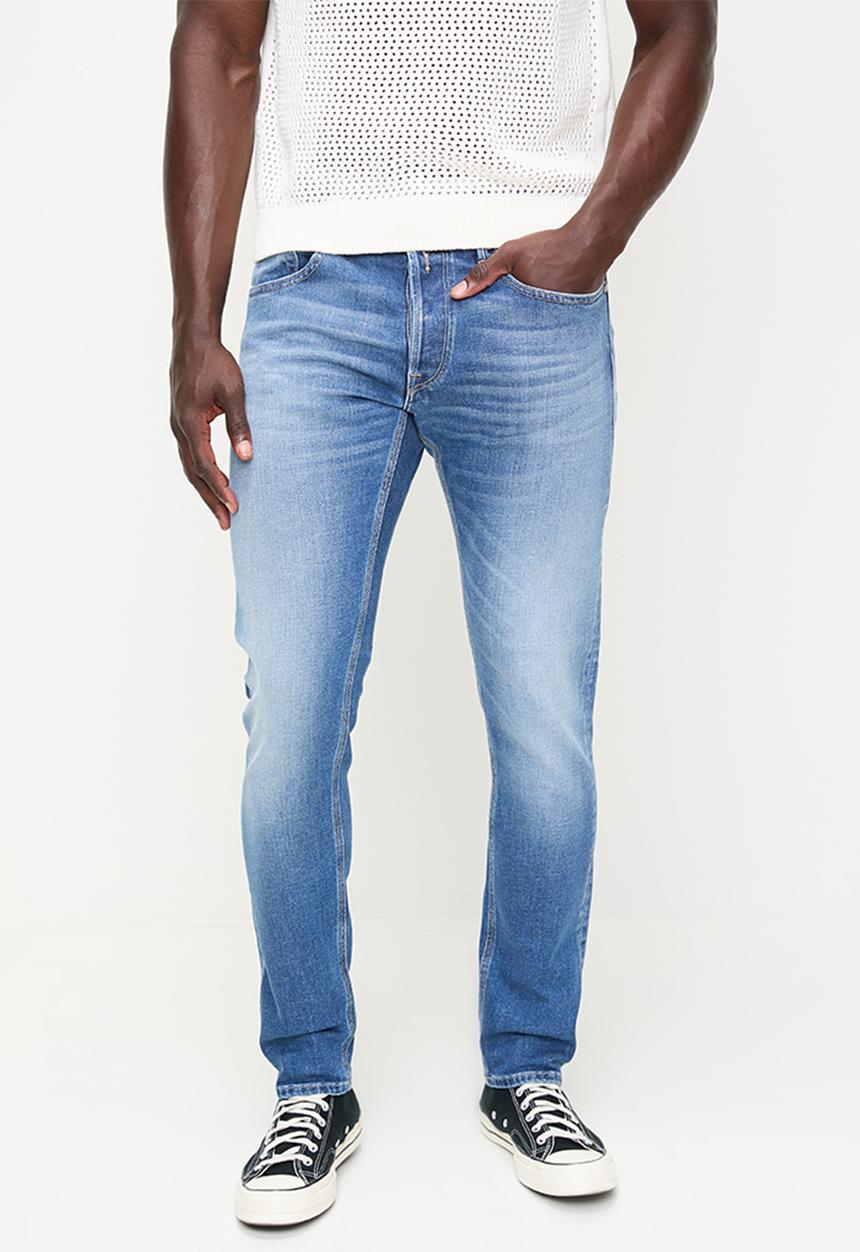 Replay - 11.5 Oz Deep Blue Indigo Stretch Denim - Medium Blue