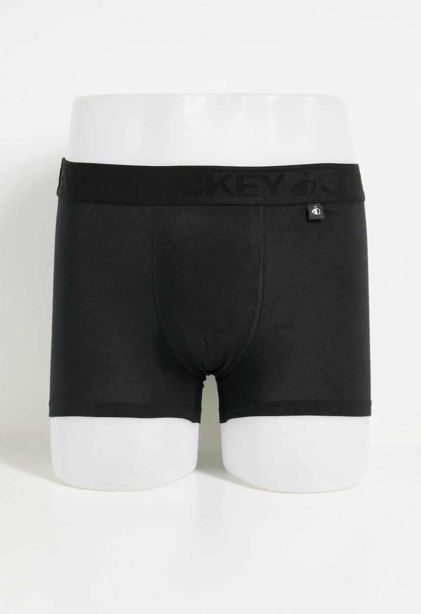 Jockey - U-Pouch short leg trunk 2 pack - black