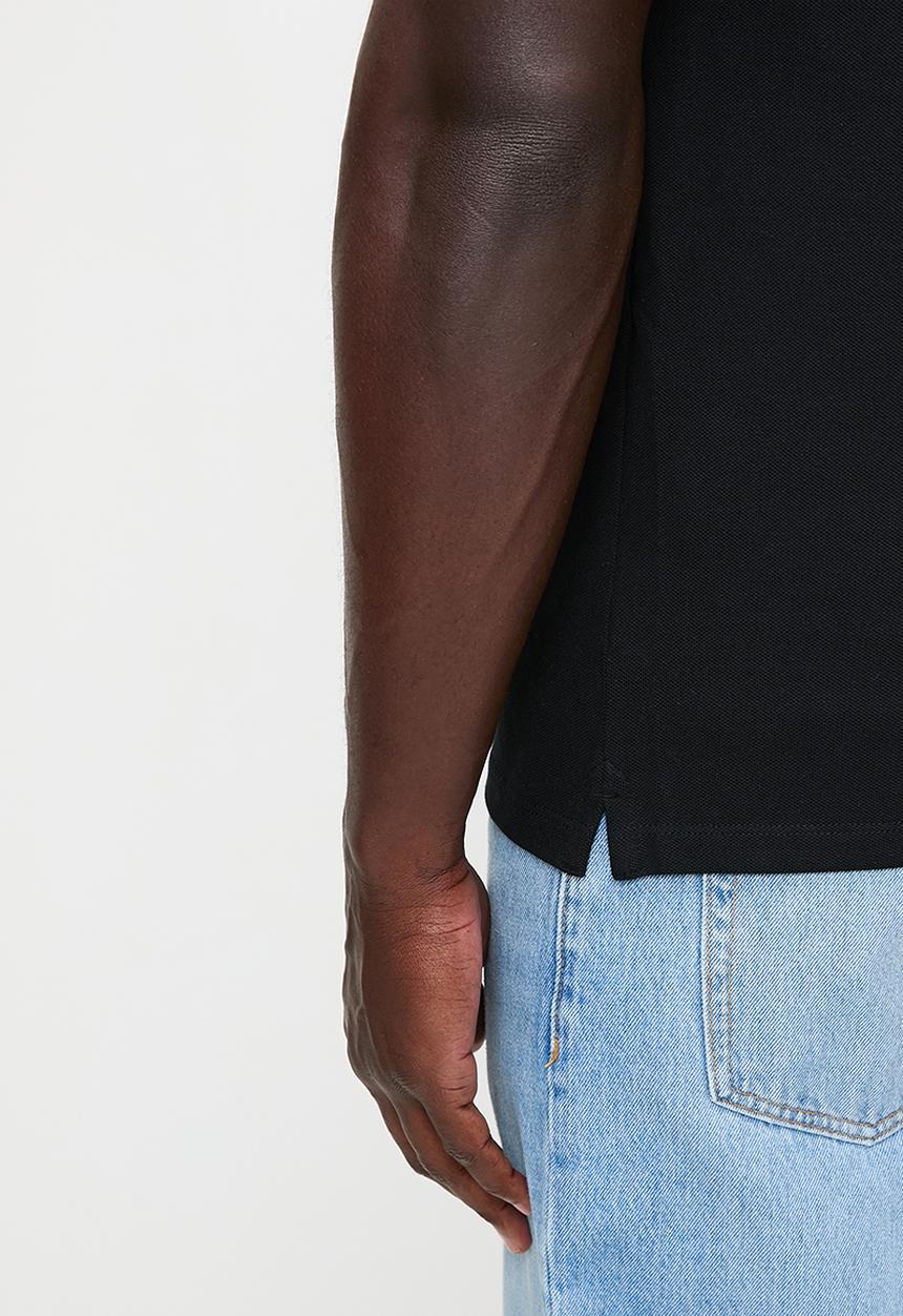 Ben Sherman - ROMFORD SHORT SLEEVE GOLFER - BLACK