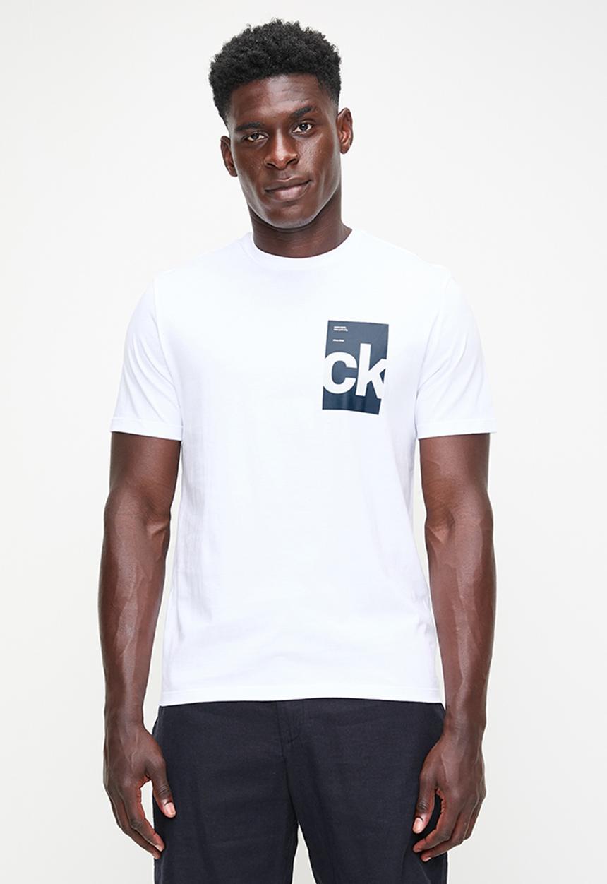 Calvin Klein - Ss 30S Eu Bh Box Graphic Tee - Brilliant White