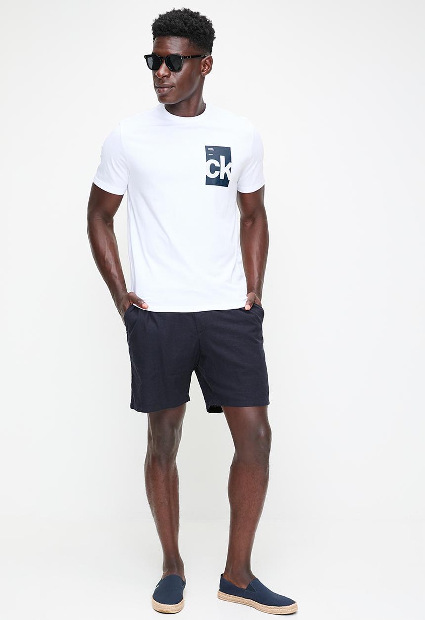 Calvin Klein - Ss 30S Eu Bh Box Graphic Tee - Brilliant White