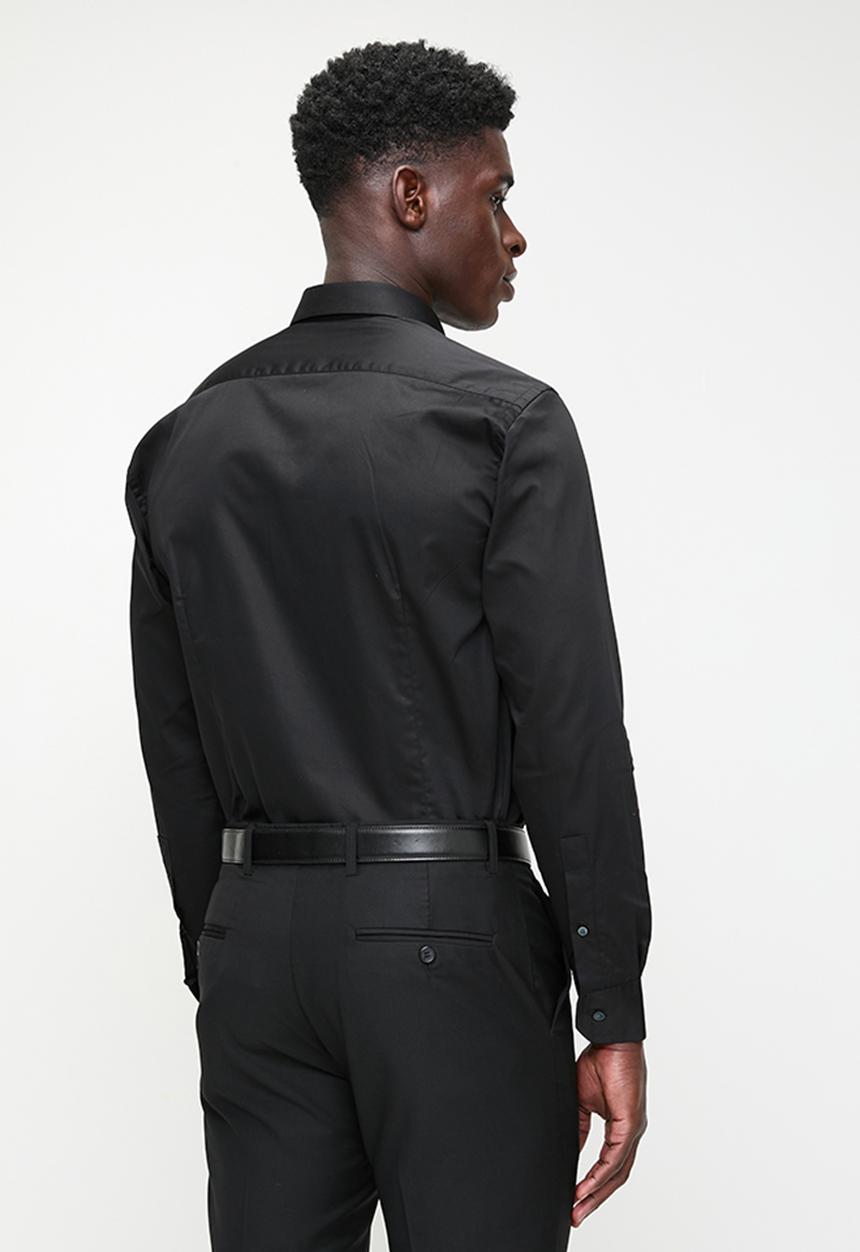 Ben Sherman - Essential target shirt long sleeve - black