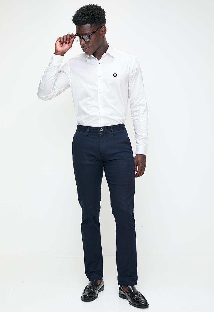 Ben Sherman - ESSENTIAL BEN SHERMAN CHINO PANT - NAVY