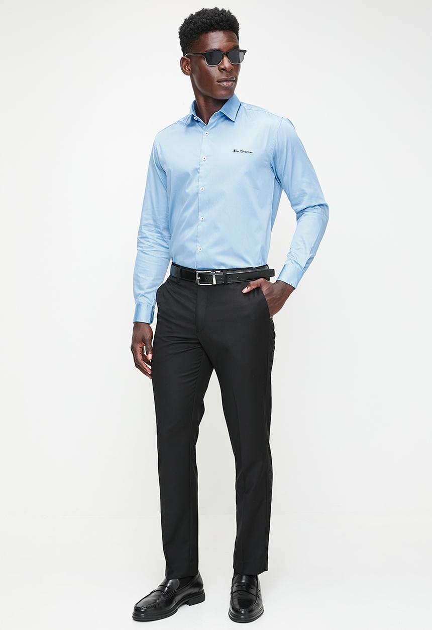 Ben Sherman - ESSENTIAL BEN SHERMAN SHIRT L/S - SKY