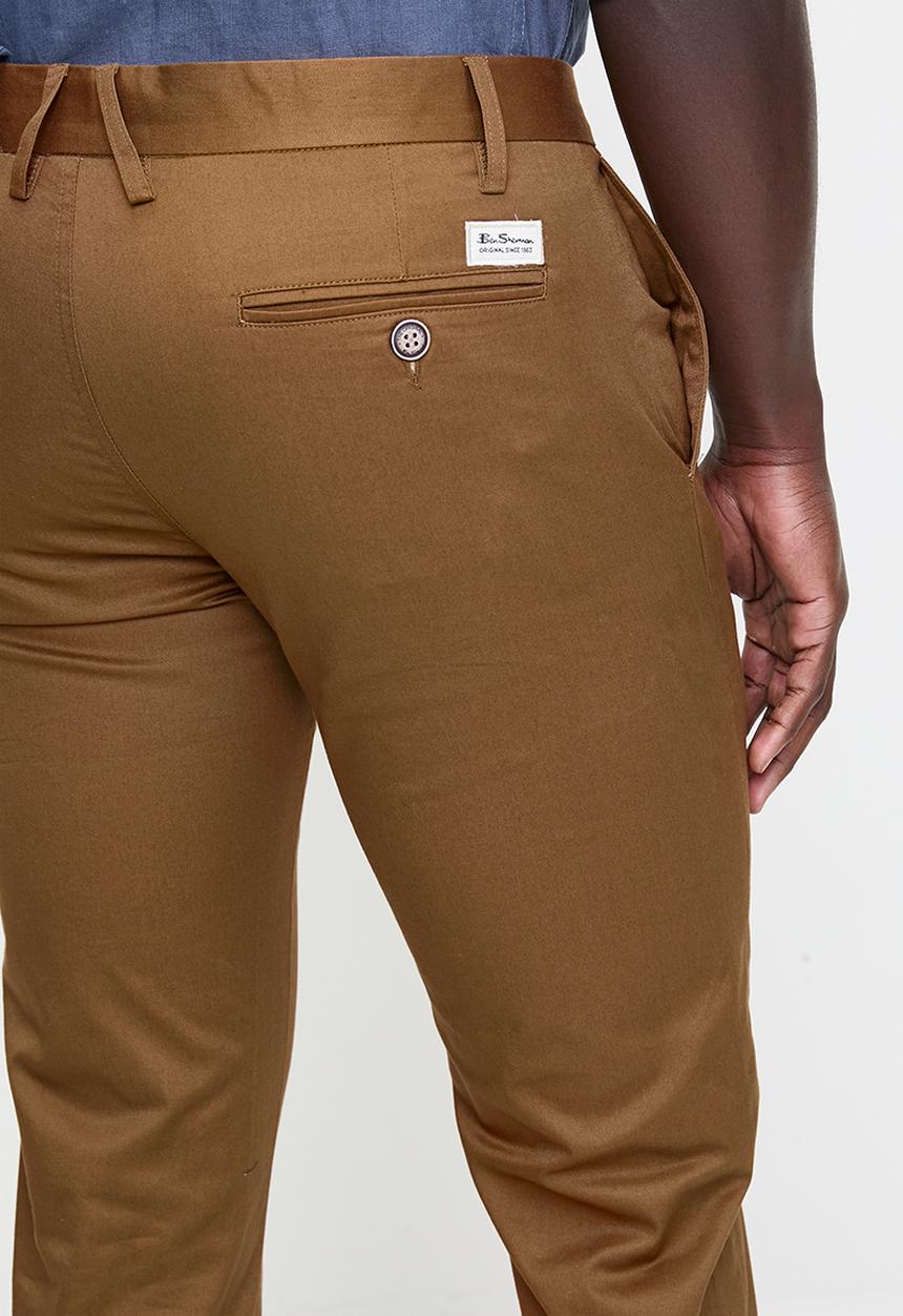 Ben Sherman - Essential ben sherman chino pant - walnut