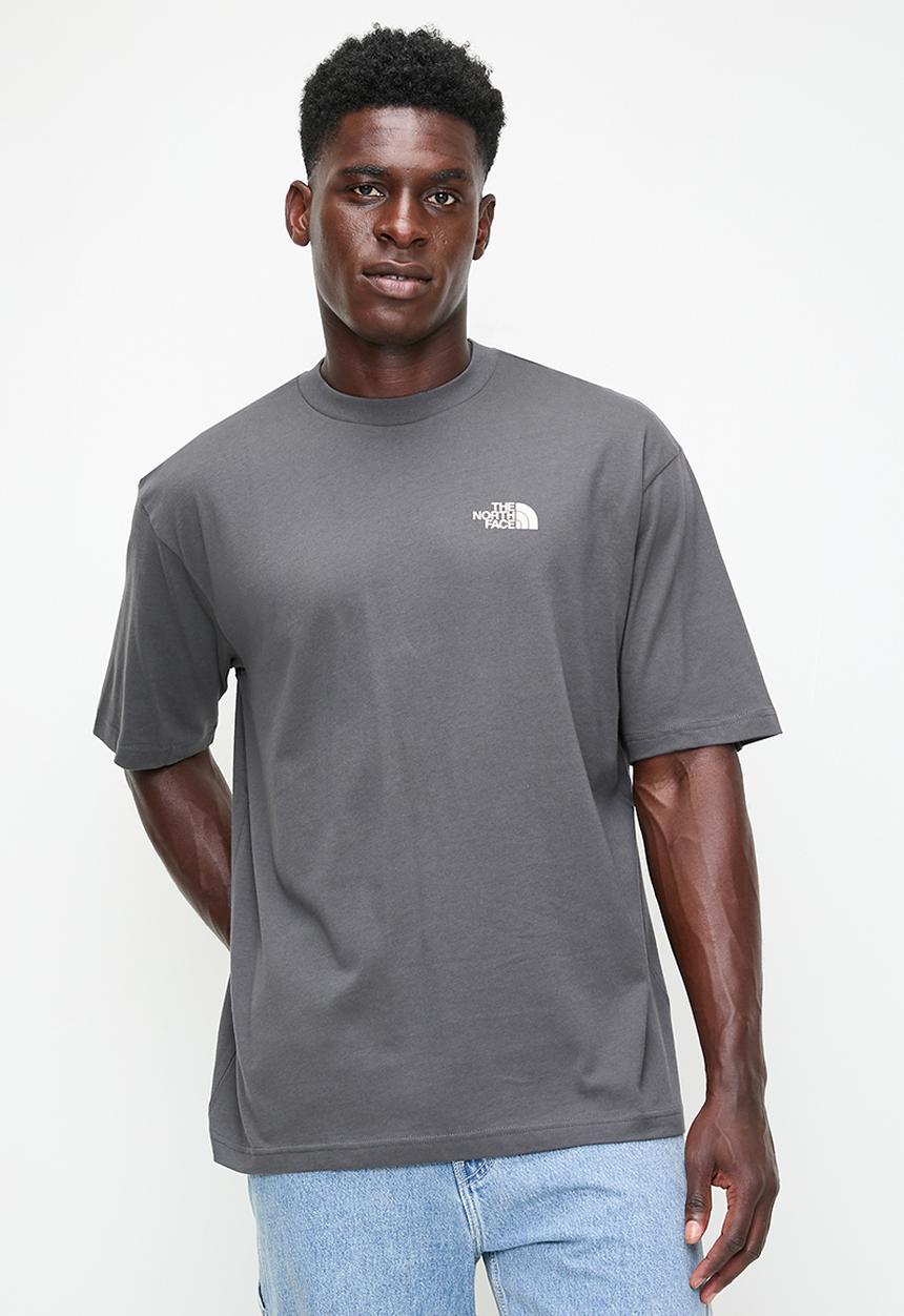 The North Face - Mountain Sketch Tee Oversize Fit - Anthracite Grey/White Dune (Eic)