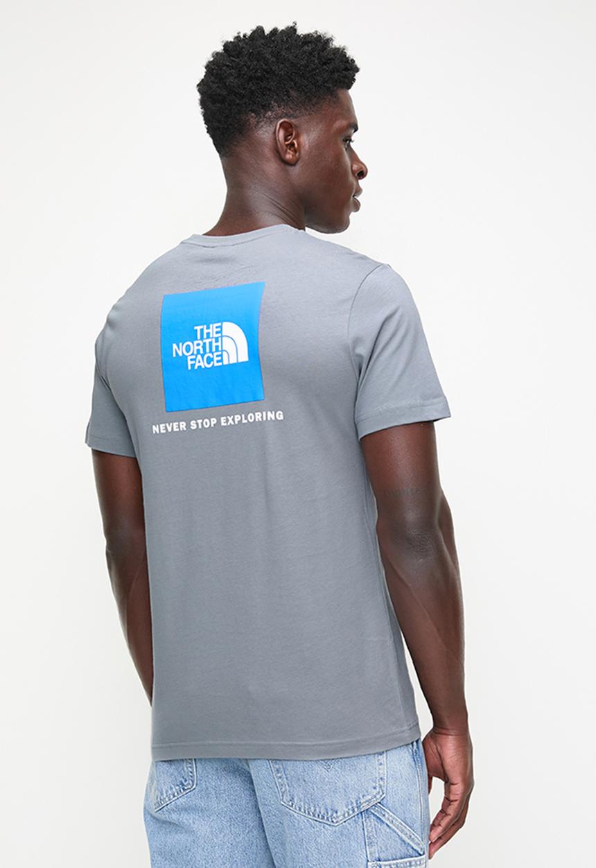 The North Face -  Box NSE Tee   - TRADEWINDS GREY/BELAY BLUE-TNF WHITE (FQO)
