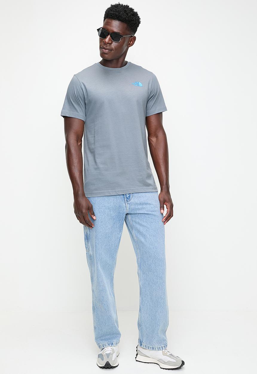 The North Face -  Box NSE Tee   - TRADEWINDS GREY/BELAY BLUE-TNF WHITE (FQO)
