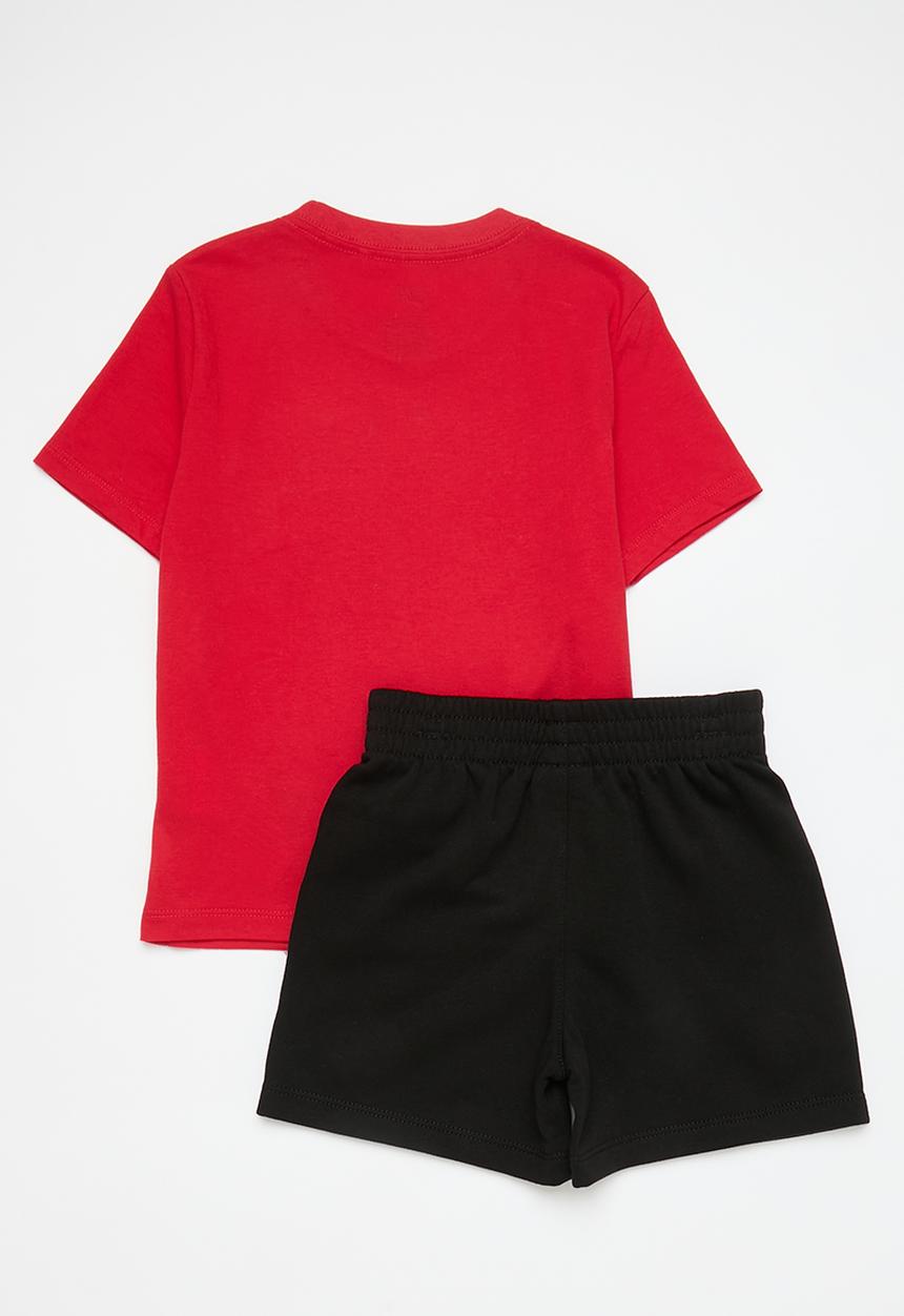 Nike - Nike club knit set - university red / black