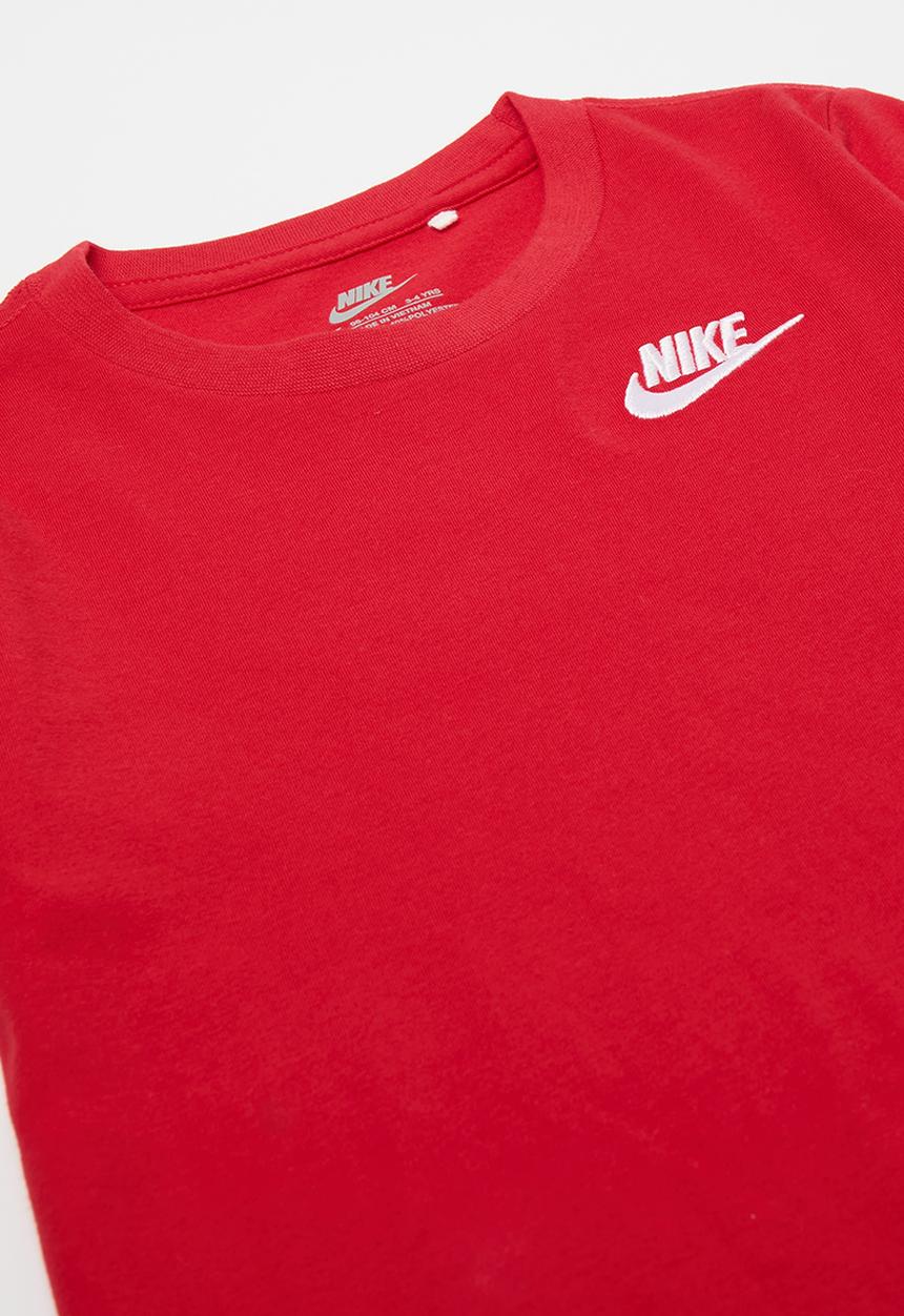 Nike - Nike club knit set - university red / black