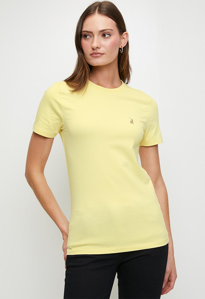 POLO - Wmn Allie s/s T-shirt - Soft Yellow