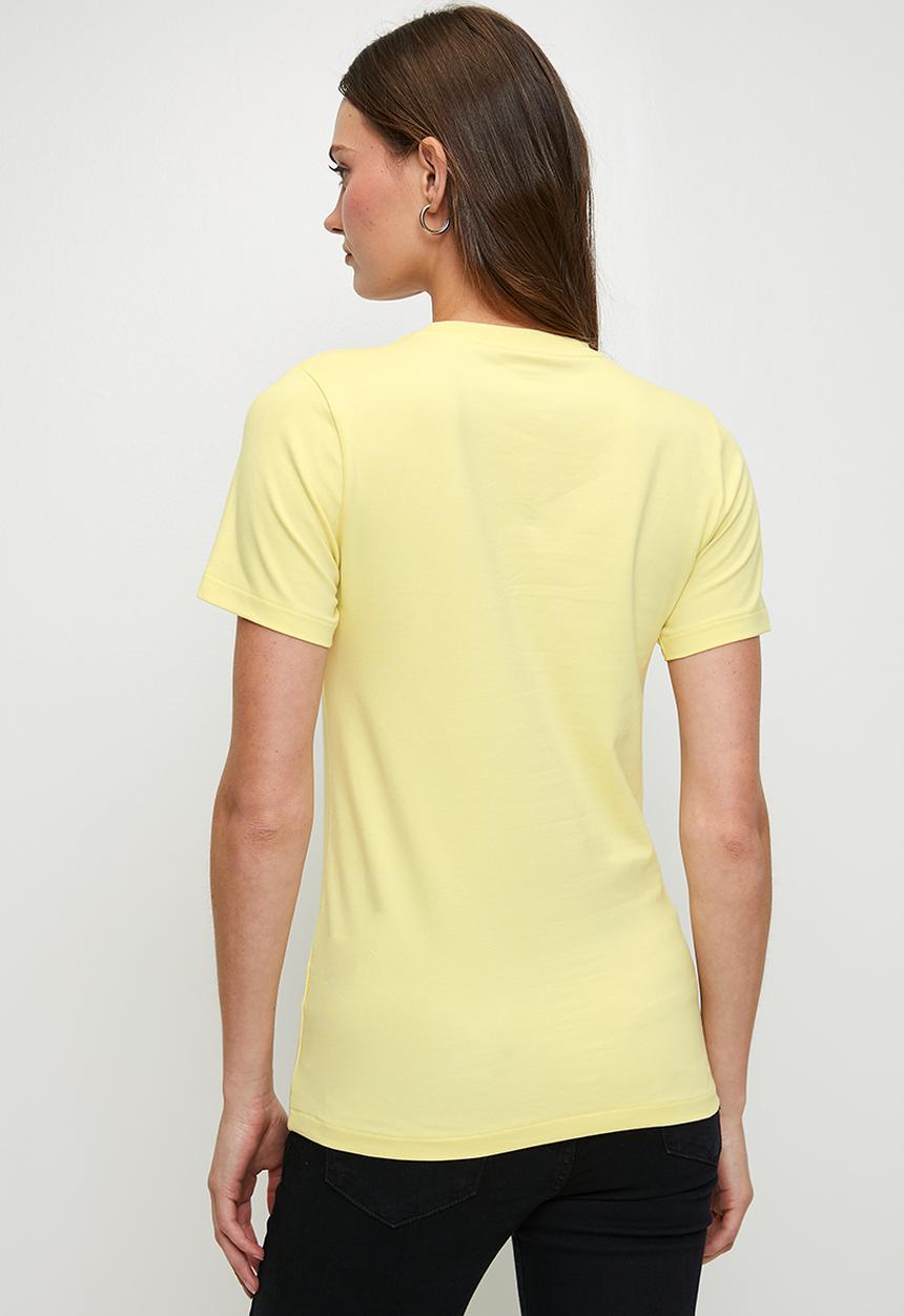 POLO - Wmn Allie s/s T-shirt - Soft Yellow