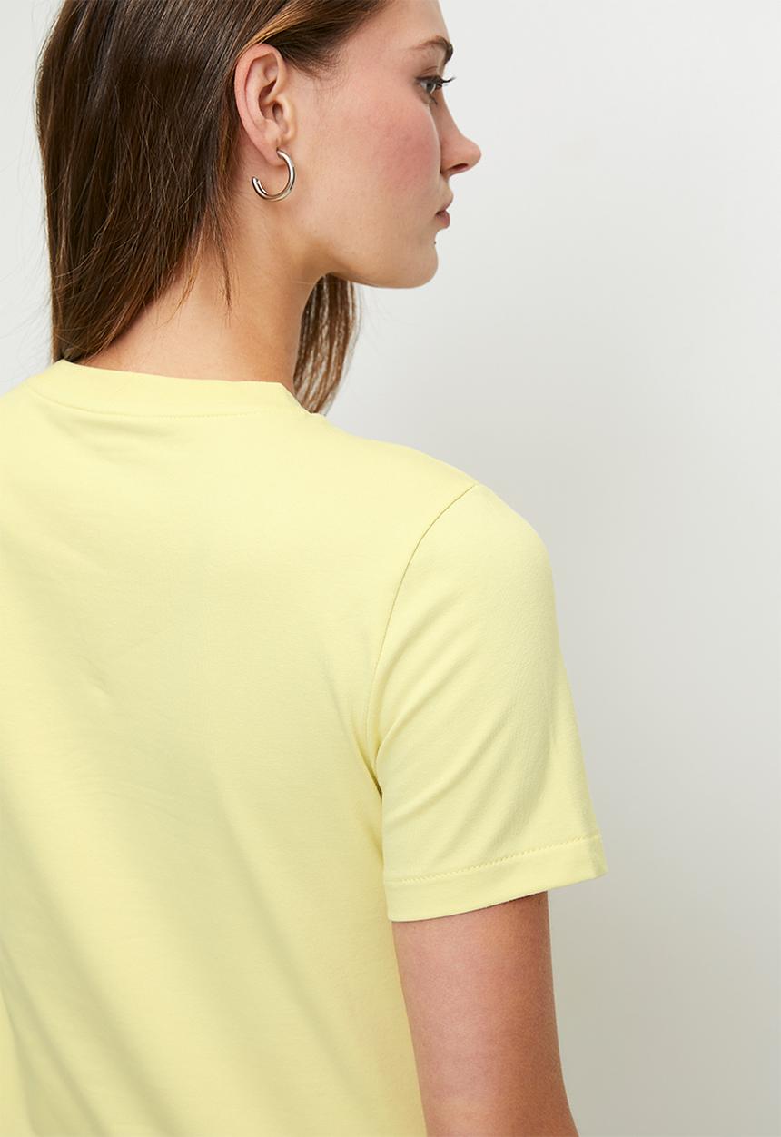 POLO - Wmn Allie s/s T-shirt - Soft Yellow