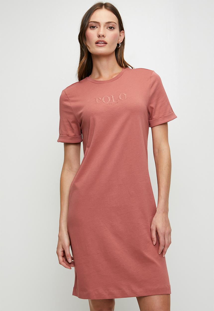 POLO - Wmn Nandi s/s T-shirt Dress - Rose