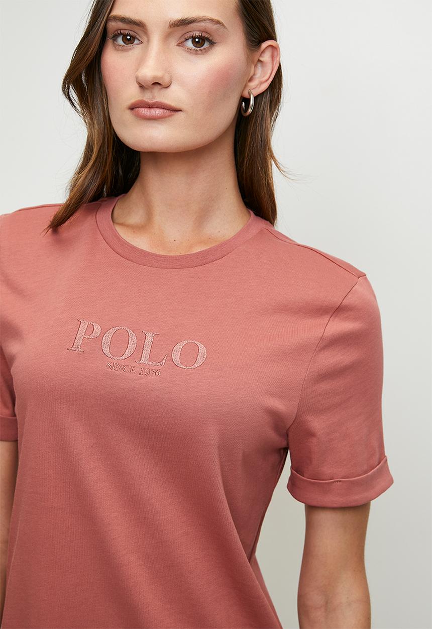 POLO - Wmn Nandi s/s T-shirt Dress - Rose