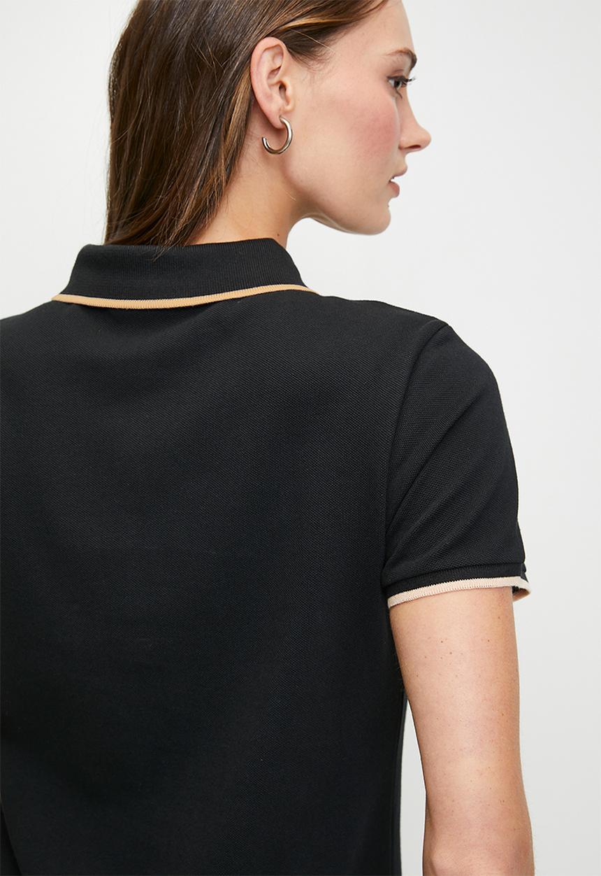 POLO - Wmn Leah s/s Golfer Dress - Black