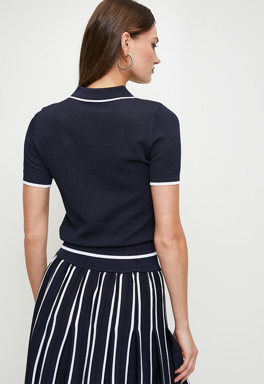 GUESS - Polo Sweater - Daring Ocean
