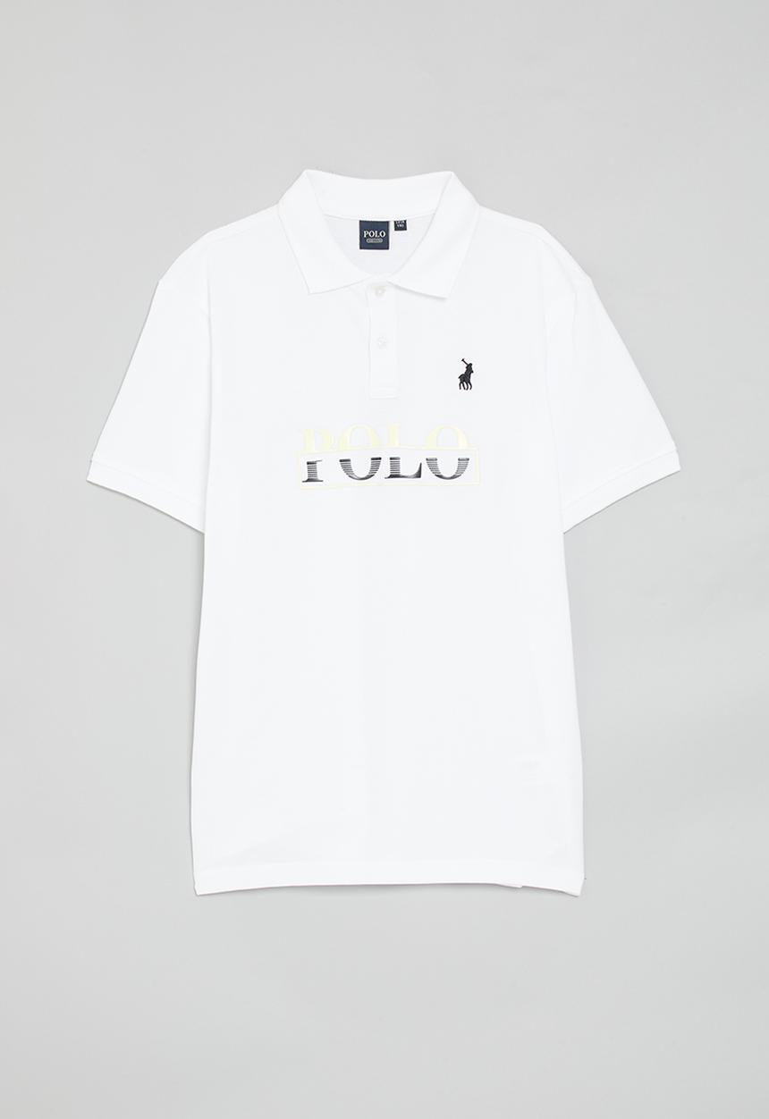 POLO - Boys layton ss golfer - white