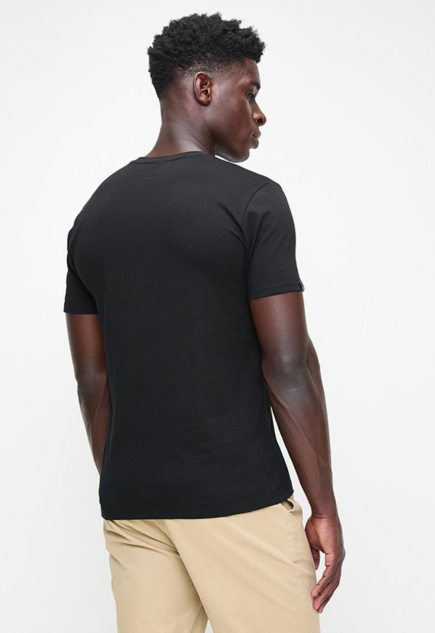 POLO - Mens V-neck T-shirt - black