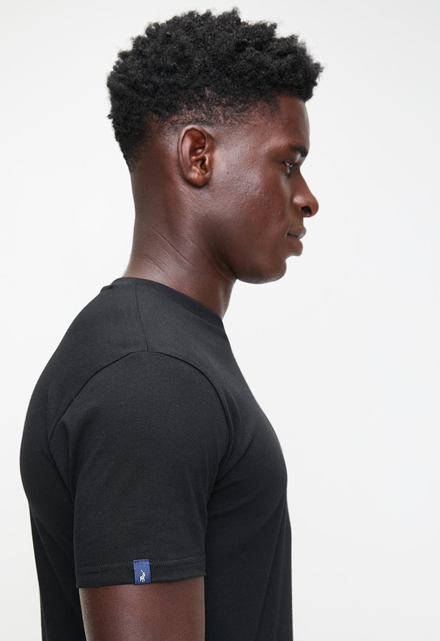 POLO - Mens V-neck T-shirt - black