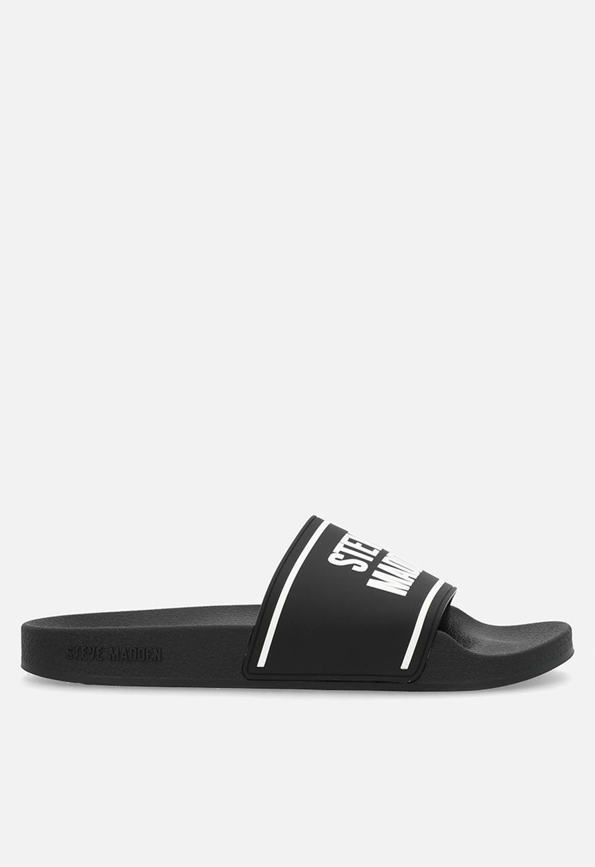 Steve Madden - Surfer slide - black/white