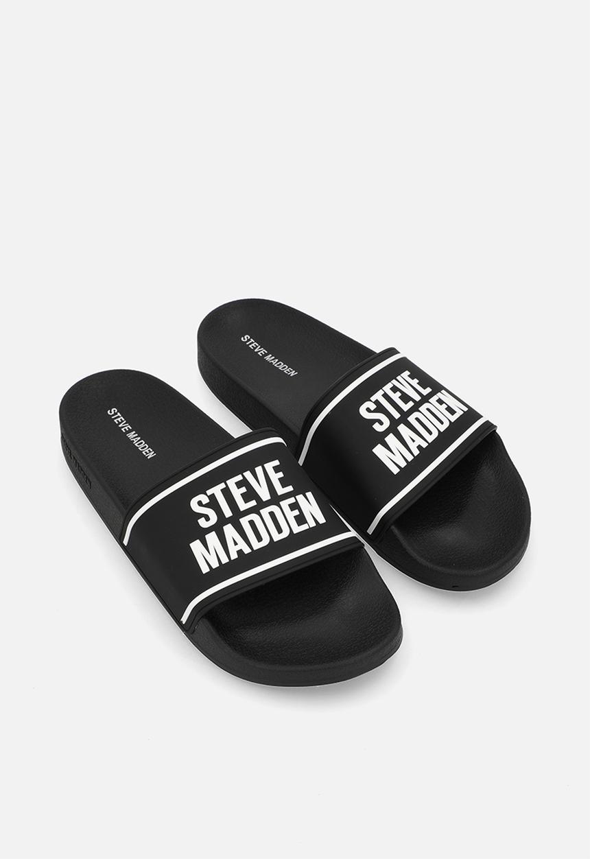 Steve Madden - Surfer slide - black/white
