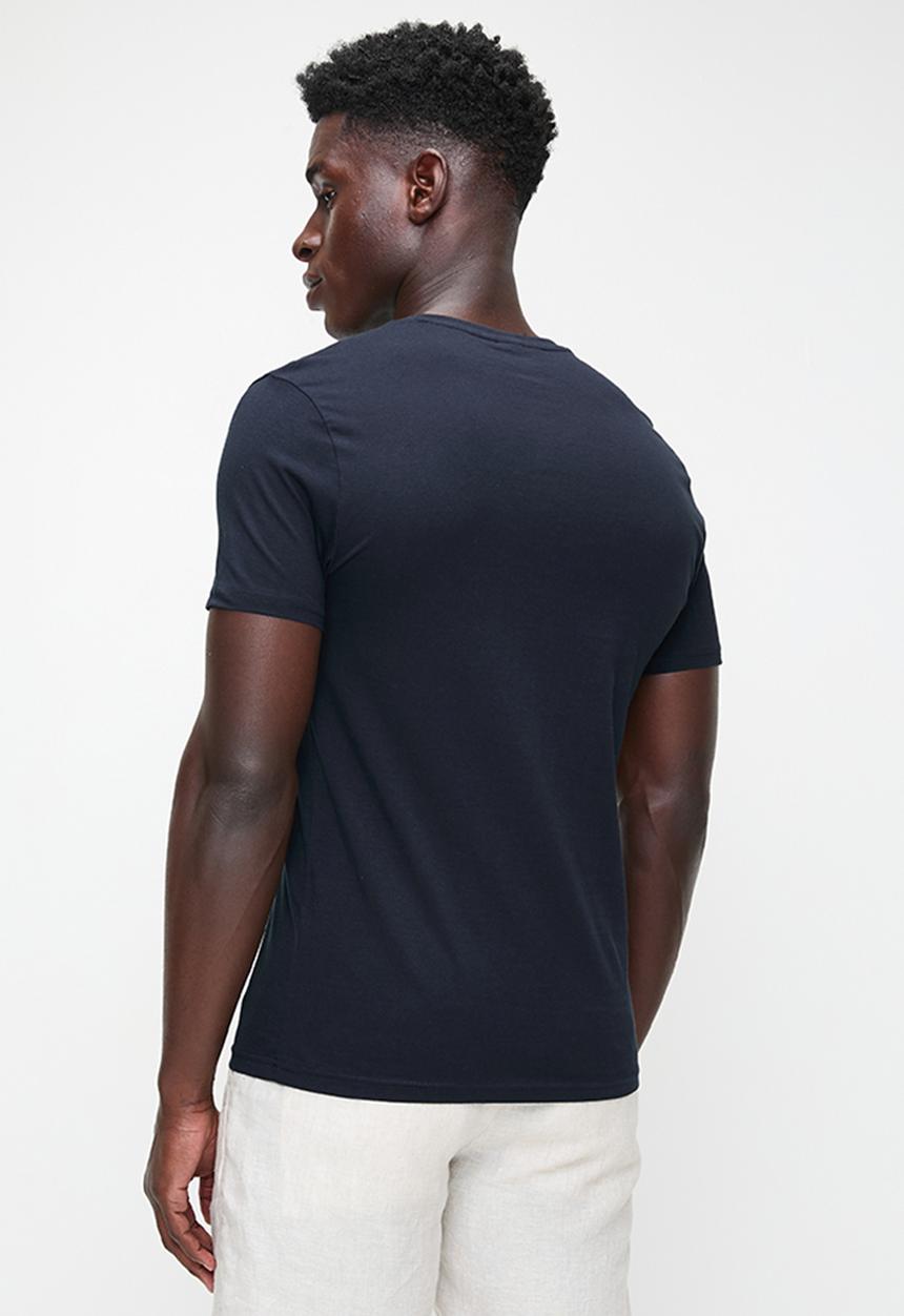 POLO - Mens v-neck T-shirt - navy