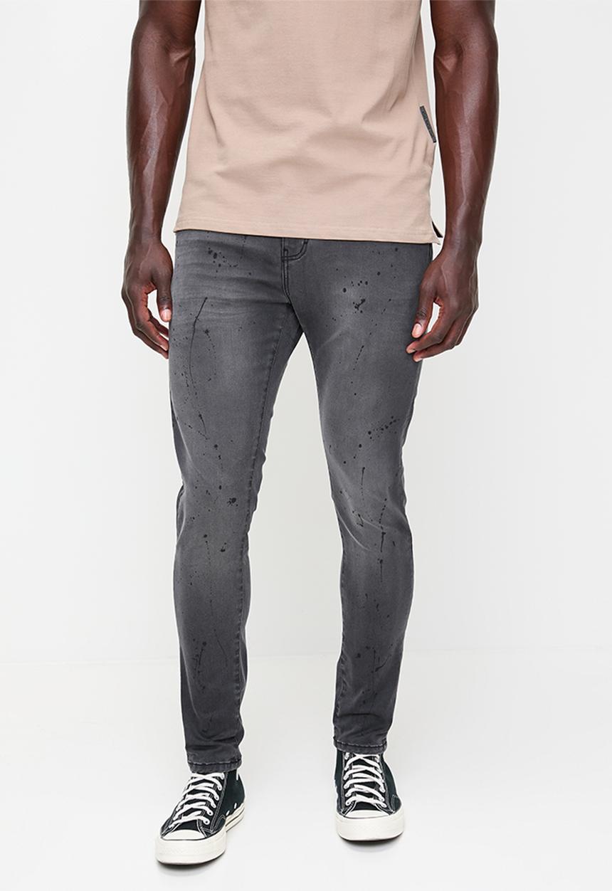 S.P.C.C - Insomniac Jeans  - Trench Fit Premium Denims Washed Black