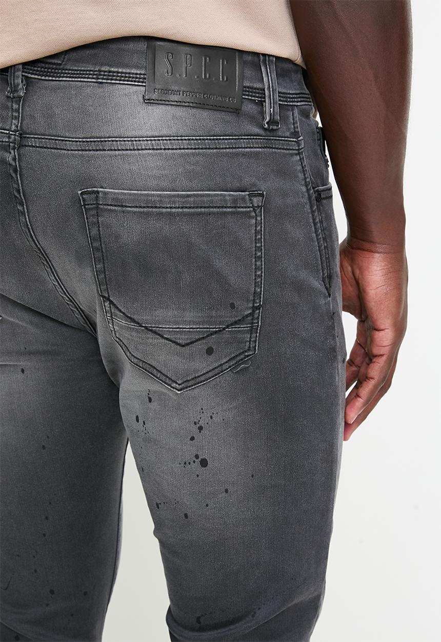 S.P.C.C - Insomniac Jeans  - Trench Fit Premium Denims Washed Black