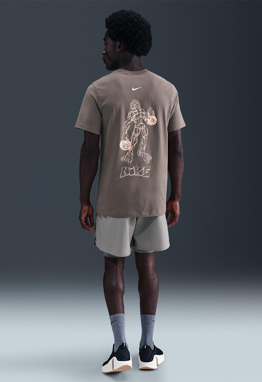 Nike - IYKYK Fitness Tee - Cave Stone/Washed Coral