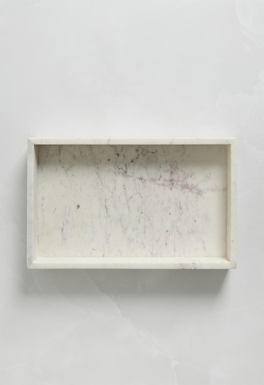Sixth Floor - Marble tray - white