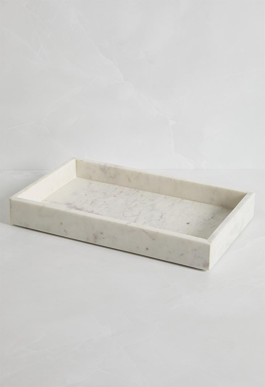 Sixth Floor - Marble tray - white