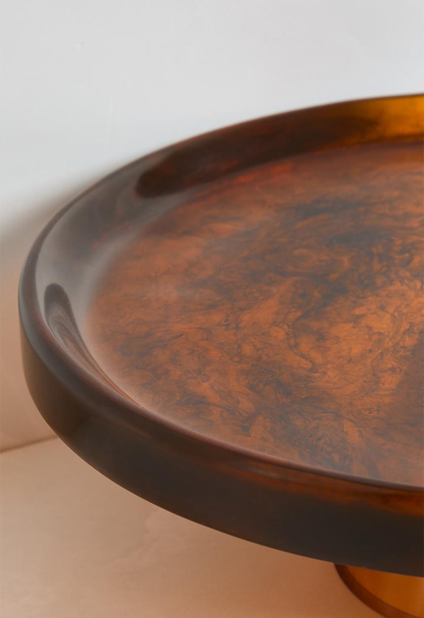 Sixth Floor - Resin cake stand - Brown