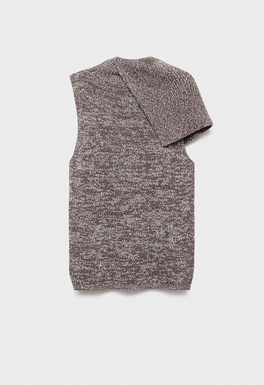 MANGO - Vest mosus - beige