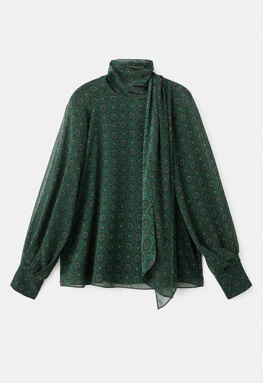 MANGO - Blusa lucia - green