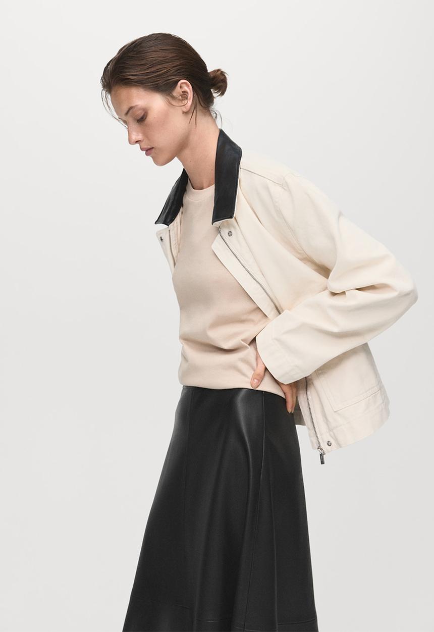 MANGO - Skirt paris  -  black