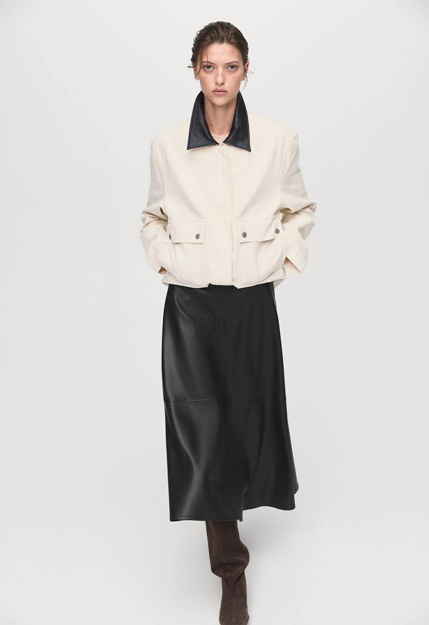 MANGO - Skirt paris  -  black